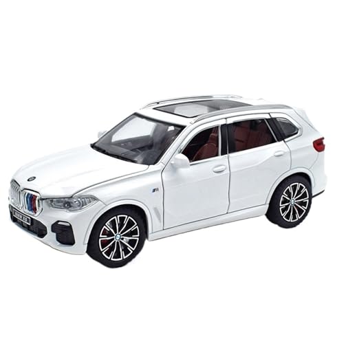 RYUEXING for 1/24 X5 Offroad-Simulation Legierung Auto Modell Ornament Spielzeug(White) von RYUEXING