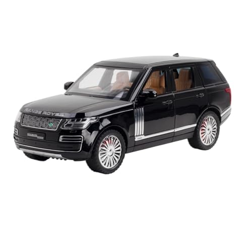 RYUEXING for 1/24 XA2406 Simulation Legierung Druckguss Technologie Auto Modell Kinder Spielzeug Sammlung Ornamente(Black) von RYUEXING