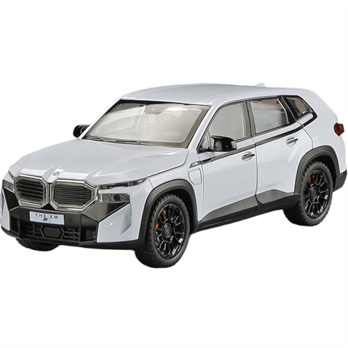 RYUEXING for 1/24 XMSUV Geländewagensimulation Legierung Lenkung Ton Und Licht Türöffnungsfunktion Spielzeugauto Modell Ornamente Sammlung(White) von RYUEXING