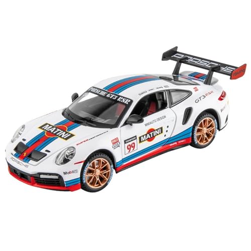 RYUEXING for 1/32 911MATINI GT3 Sportwagen Simulation Legierung Automodell Mit Sound Und Licht Multifunktions-interaktive Kinderspielzeug-Sammlung Ornamente von RYUEXING