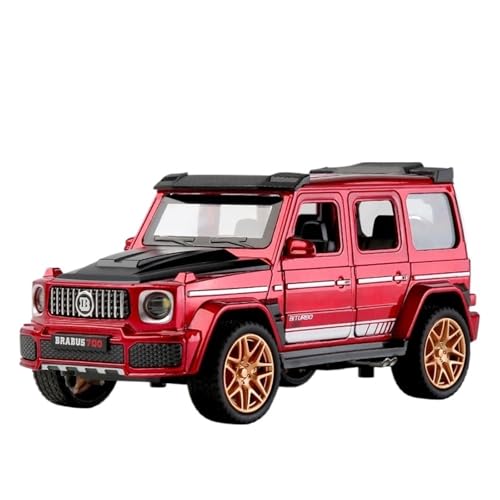 RYUEXING for 1/32 Babs G700 Simulationslegierungsmodell Kinderspielzeugauto Mit Sound Und Licht Multifunktionale Interaktive Spielzeugsammlung Ornamente(Red) von RYUEXING