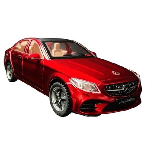 RYUEXING for 1/32 C-Ebene C260L Simulation Legierung Tür Öffnung Sound Und Licht Lenkung Junge Spielzeug Auto Sammlung Ornamente(Red) von RYUEXING