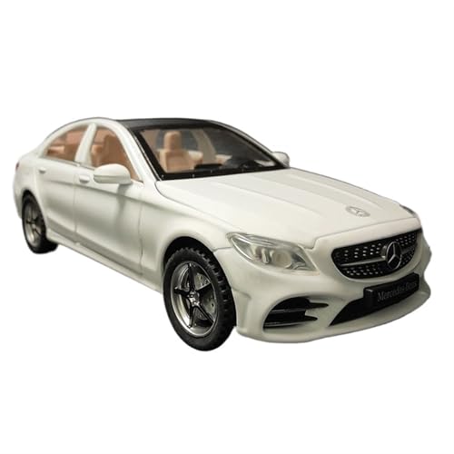 RYUEXING for 1/32 C-Ebene C260L Simulation Legierung Tür Öffnung Sound Und Licht Lenkung Junge Spielzeug Auto Sammlung Ornamente(White) von RYUEXING