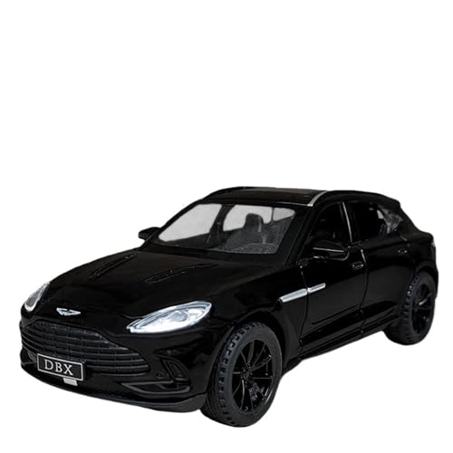 RYUEXING for 1/32 DBX Auto Modell SUV Simulation Legierung Tür Öffnung Sound Und Licht Lenkung Junge Spielzeug Auto Sammlung Ornamente(Black) von RYUEXING