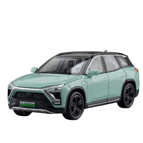 RYUEXING for 1/32 ES8 Legierung Neue Energie Simulation Druckguss Auto Metall Modell Mit Sound Und Licht Multifunktionale Interaktive Spielzeug Sammlung Ornamente(Green) von RYUEXING