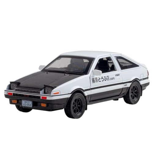 RYUEXING for 1/32 Fujiwara AE86 Simulation Legierung Auto Modell Mit Sound Und Licht Multi-Funktion Interaktive Kinder Spielzeug Sammlung Ornamente(Black) von RYUEXING