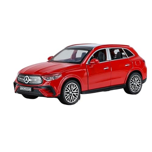 RYUEXING for 1/32 GLC-400E Simulationslegierungsmodell Kinderspielzeugauto Mit Sound Und Licht Multifunktionale Interaktive Spielzeugsammlung Ornamente(Red) von RYUEXING