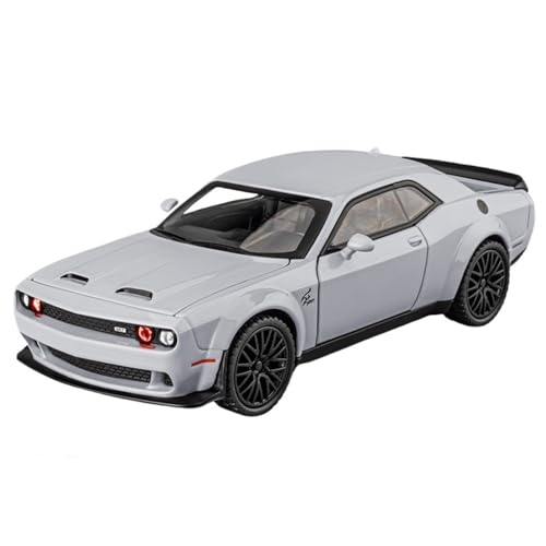 RYUEXING for 1/32 Hellcat Sport Auto Simulation Legierung Druckguss Auto Modell Multi-funktionale Kinder Spielzeug Sammlung Ornamente(Gray) von RYUEXING