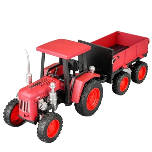 RYUEXING for 1/32 Kleine Vierrädrige Traktor Retro Klassische Simulation Legierung Druckguss Technologie Auto Modell Kinder Spielzeug Sammlung Ornamente(Red) von RYUEXING