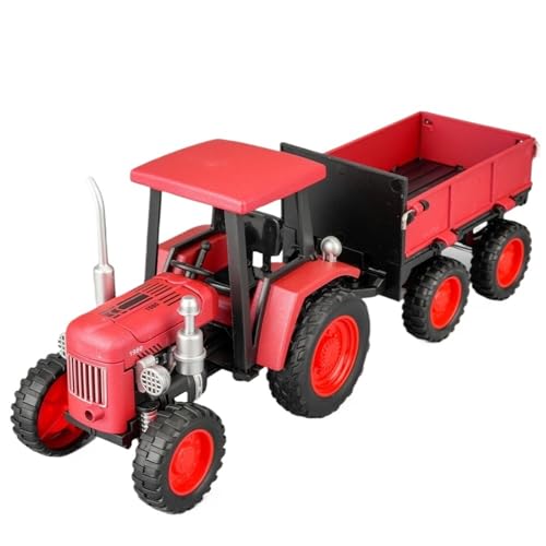 RYUEXING for 1/32 Kleine Vierrädrigen Traktor Retro Klassische Simulation Legierung Druckguss Auto Modell Kinder Spielzeug Sammlung Ornamente(Red) von RYUEXING