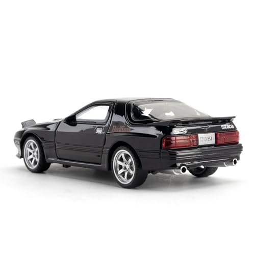 RYUEXING for 1/32 Legierungsautomodell RX-7 Sportwagensimulation Druckgussautomodell Multifunktionale Interaktive Spielzeugsammlung Ornamente(Black) von RYUEXING