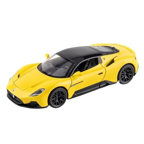 RYUEXING for 1/32 MC20 Sport Auto Simulation Legierung Druckguss Auto Modell Beleuchtung Audio Kinder Spielzeug Sammlung Ornamente(Yellow) von RYUEXING