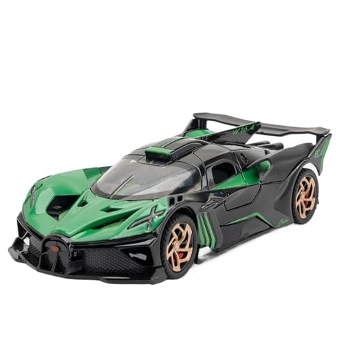 RYUEXING for 1/32 Meteor Sport Auto Simulation Legierung Auto Modell Mit Sound Und Licht Multi-Funktion Interaktive Kinder Spielzeug Sammlung Ornamente(Green) von RYUEXING