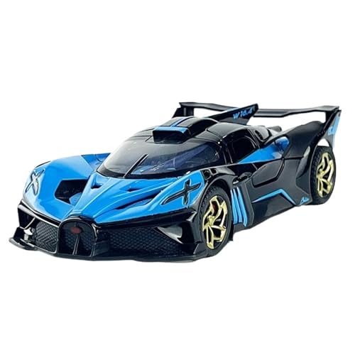 RYUEXING for 1/32 Meteor Sport Auto Simulation Legierung Druckguss Auto Modell Kinder Spielzeug Sammlung Ornamente(Blue) von RYUEXING