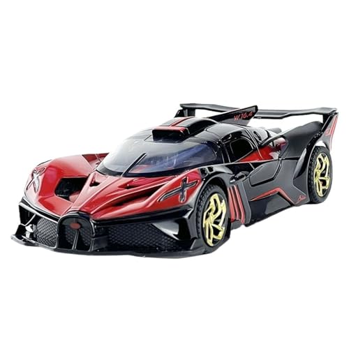 RYUEXING for 1/32 Meteor Sport Auto Simulation Legierung Druckguss Auto Modell Kinder Spielzeug Sammlung Ornamente(Red) von RYUEXING