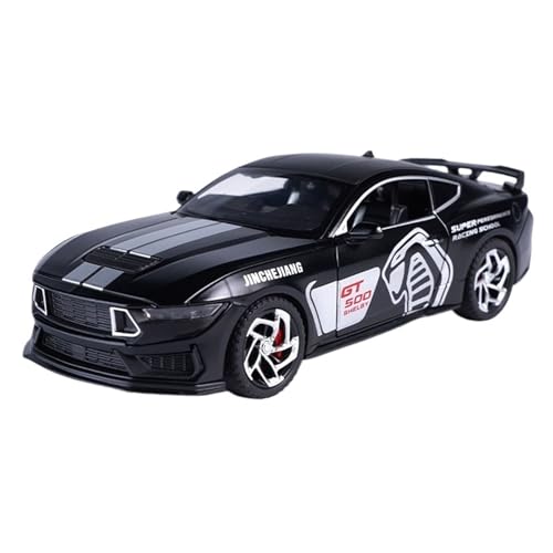 RYUEXING for 1/32 Mustang GT500 Simulation Legierung Druckguss Auto Modell Kinder Spielzeug Sammlung Ornamente(Black) von RYUEXING