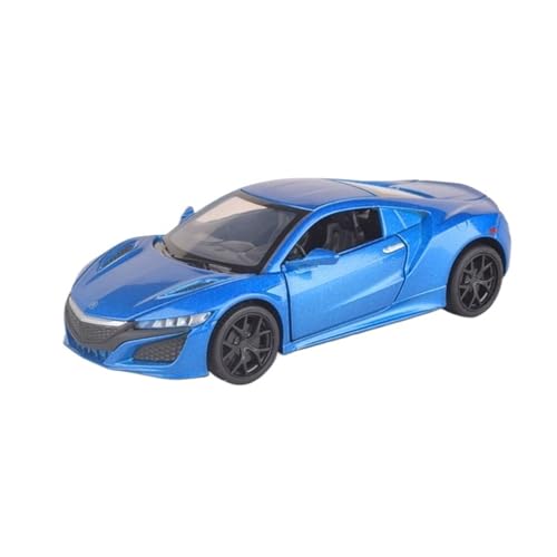 RYUEXING for 1/32 NSX Neue Sportwagen Simulation Druckguss Handwerk Auto Modell Kinder Spielzeug Sammlung Ornamente(Blue) von RYUEXING