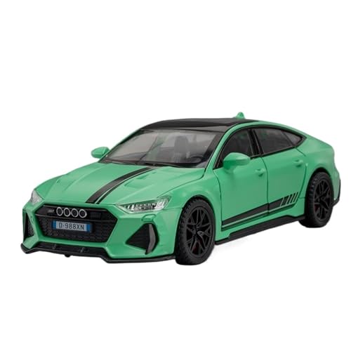 RYUEXING for 1/32 RS7 Legierung Simulation Druckguss Auto Modell Multi-funktionale Interaktive Spielzeug Sammlung Ornamente(Green) von RYUEXING