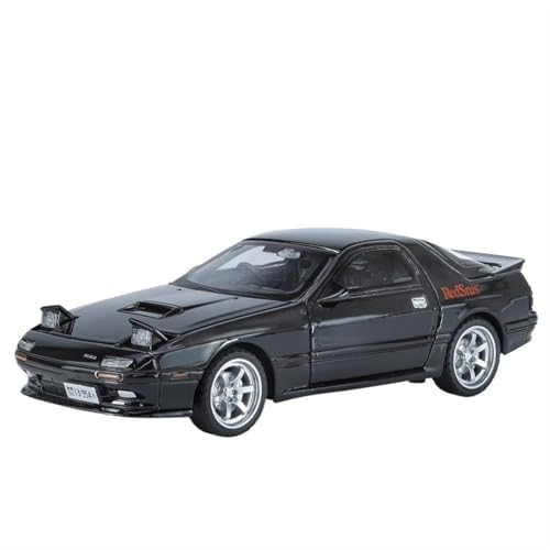 RYUEXING for 1/32 RX7 Simulation Legierung Lenkung Sound Und Licht Stoßdämpfung Funktion Spielzeug Auto Modell Ornamente Sammlung(Black) von RYUEXING