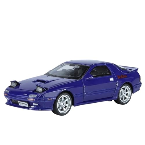 RYUEXING for 1/32 RX7 Simulation Legierung Lenkung Sound Und Licht Stoßdämpfung Funktion Spielzeug Auto Modell Ornamente Sammlung(Purple) von RYUEXING