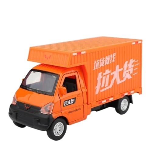 RYUEXING for 1/32 Wuling Rongguang LKW Simulation Legierung Druckguss Auto Modell Kinder Spielzeug Sammlung Ornamente(Orange) von RYUEXING