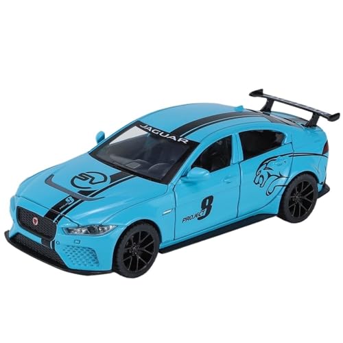 RYUEXING for 1/32 XE SV 8 Sport Auto Simulation Legierung Druckguss Auto Modell Kinder Spielzeug Sammlung Ornamente(Blue) von RYUEXING