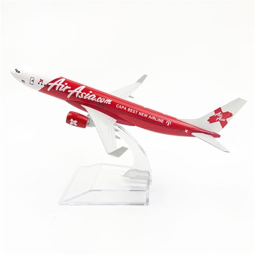 RYUEXING for 1/400 16CM Air Asia 737 Simulation Legierung Flugzeugmodell Statische Sammlung Ornamente von RYUEXING