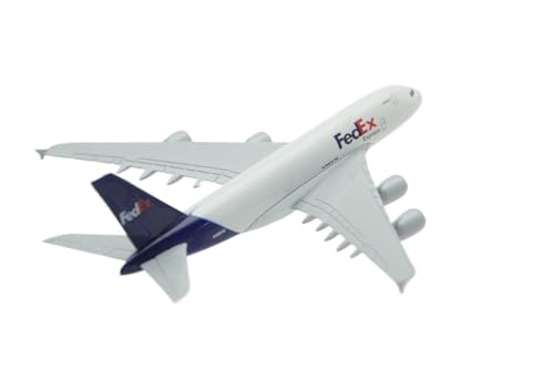 RYUEXING for 1/400 A380 FedEx Cargo Modellflugzeug Massive Legierung 15 cm Sammlerornament von RYUEXING