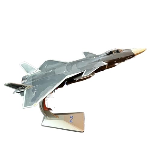 RYUEXING for 1/48 Übergroßes Legierungsflugzeugmodell J-20 Fighter Metallmodell Fertige Sammlungsornamente von RYUEXING