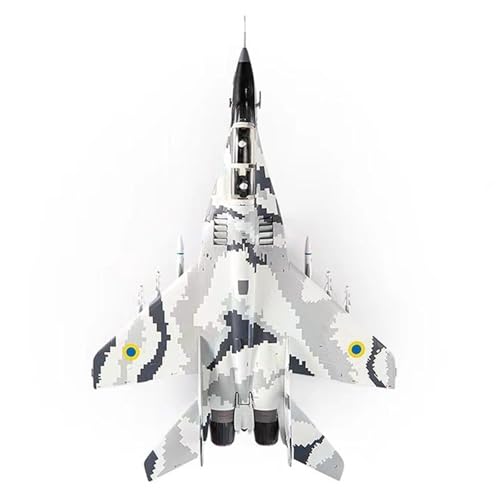 RYUEXING for 1/72 Legierung Flugzeuge Ukrainische Luftwaffe MIG-29 MIG-29UB Metall Fertige Statische Modell Sammeln Ornament von RYUEXING