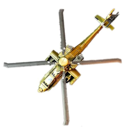 RYUEXING for 1/72 Legierung Hubschrauber Modell Apache Hubschrauber Gunship Rotorcraft Metall Fertig Statische Modell Sammlung Ornamente von RYUEXING