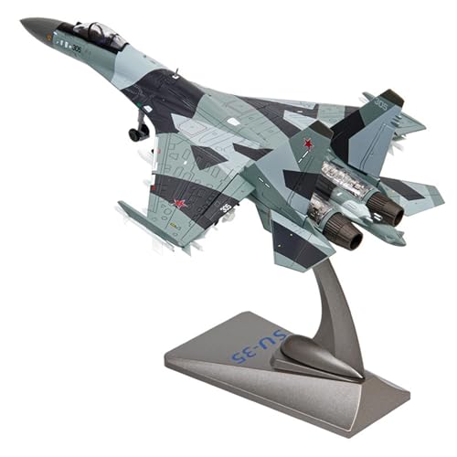 RYUEXING for 1/72 Russische Tarnung SU35 Simulation Legierung Kämpfer Militärmodell Fertige Sammlung Ornamente von RYUEXING