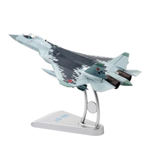 RYUEXING for 1/72 Russisches Su57-Simulationslegierungs-Kämpfer-Militärmodell, Fertige Sammlungsornamente von RYUEXING