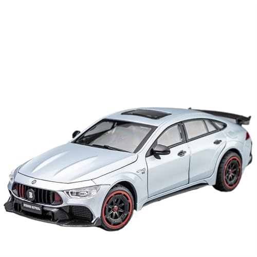 RYUEXING for 1:24 Babs GT Legierung Auto Modell Modell Legierung Simulation Auto Spielzeug Auto Ornament Sammlung(White) von RYUEXING