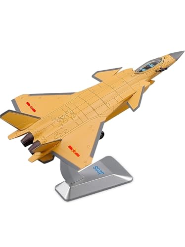 RYUEXING for 1:45 J-20S Kampfflugzeug Modell Zweisitzige Fünfte Generation Kampfflugzeug Legierung Simulation Modell Ornament von RYUEXING