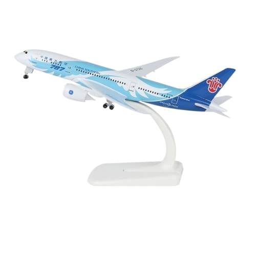 RYUEXING for 18 cm Große Simulierte China Southern Airlines B787-Modellflugzeuge Mit Fahrwerksbeleuchtung Montierte Ornamente Geschenkkollektion von RYUEXING