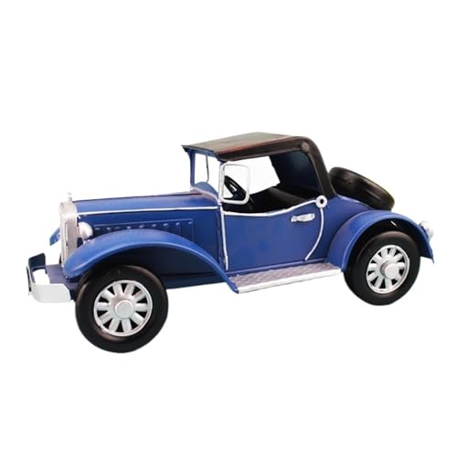 RYUEXING for Europäische Retro-Vintage-Oldtimer-Modelle Aus Eisen Kunsthandwerk Dekorationen Im Skandinavischen Stil Ornamente(Blue) von RYUEXING