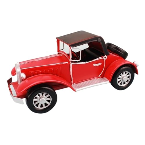 RYUEXING for Europäische Retro-Vintage-Oldtimer-Modelle Aus Eisen Kunsthandwerk Dekorationen Im Skandinavischen Stil Ornamente(Red) von RYUEXING