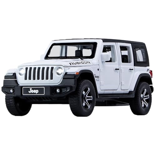 Skala 1:32 Geeignet Für Simulation Jeep Legierung Auto Modell Ornament Metall Geländefahrzeug vorhanden(Weiß) von RYUEXING