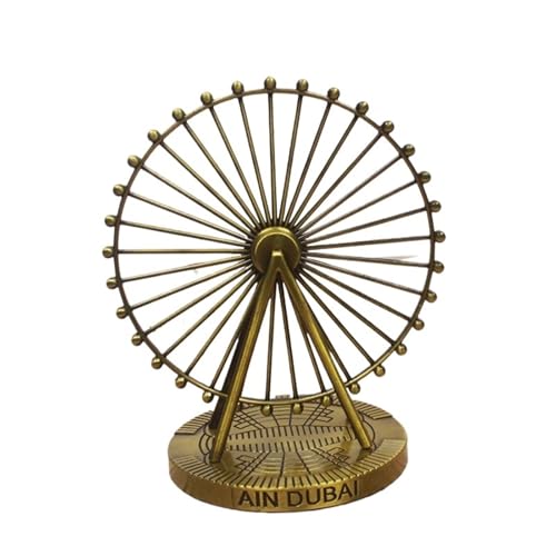 for Dubai Riesenrad Ornament Sehenswürdigkeiten Kunsthandwerk Geschenke Heimdekorationen(Bronze) von RYUEXING