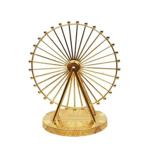 for Dubai Riesenrad Ornament Sehenswürdigkeiten Kunsthandwerk Geschenke Heimdekorationen(Gold) von RYUEXING