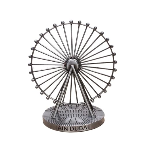 for Dubai Riesenrad Ornament Sehenswürdigkeiten Kunsthandwerk Geschenke Heimdekorationen(Gray) von RYUEXING