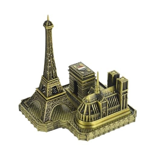 for Frankreich Paris Architektur Modell Home Dekorationen Ornamente Metall Notre Dame Arc De Triomphe Kunsthandwerk(Bronze) von RYUEXING