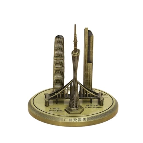 for Guangzhou Architectural Assemblage Modell Wahrzeichen Ornamente Kleine Barbaren Taille Handwerk Reise Souvenirs Kreative Studie Dekorationen(Bronze) von RYUEXING