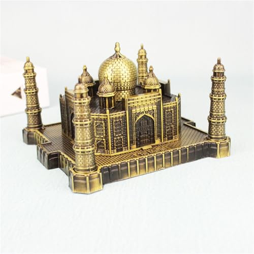 for Indien Taj Mahal Modell Ornamente Metallhandwerk Sehenswürdigkeiten Der Welt Reisesouvenirs Heimdekorationen von RYUEXING