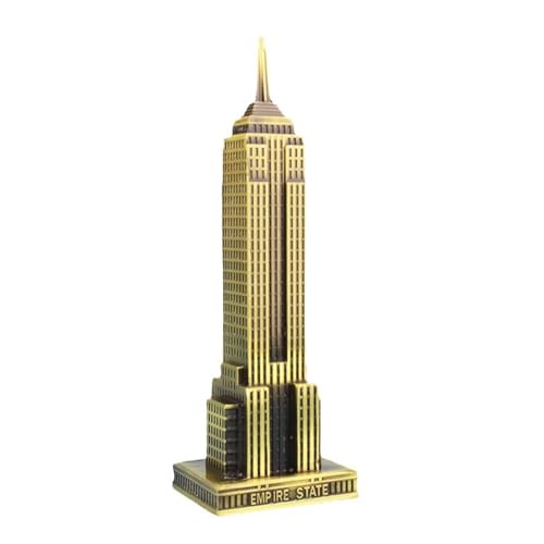 for New York Empire State Building Metallhandwerk Architekturmodell Ornamentm Modernes Zuhause Kreativ von RYUEXING