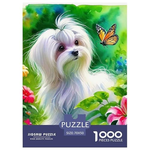 Cute Dog 1000-teiliges Oil Painting Style Puzzle Für Die Ganze Familie Geschicklichkeitsspiel Anspruchsvolles Puzzle 70x50cm/1000pcs Cute Dog 1000-teiliges Oil Painting Style Puzzle Für Die Ganze Familie Geschicklichkeitsspiel Anspruchsvolles Puzzle 70x50cm/1000pcs von RYVABXYAK