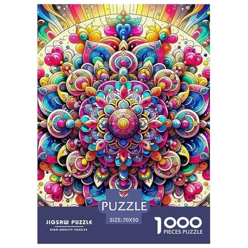 Mandala Flower 1000-teiliges Oil Painting Style Puzzle Für Die Ganze Familie Geschicklichkeitsspiel Anspruchsvolles Puzzle 70x50cm/1000pcs Mandala Flower 1000-teiliges Oil Painting Style Puzzle Für Die Ganze Familie Geschicklichkeitsspiel Anspruchsvolles Puzzle 70x50cm/1000pcs von RYVABXYAK