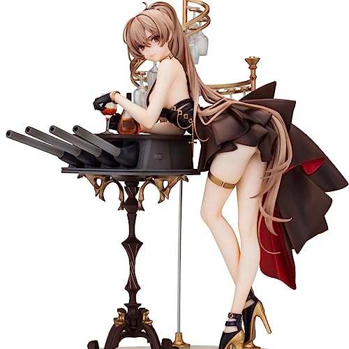 RZAHUAHU Azur Lane Jean Bart Figur PVC 1/7 Anime Skala Spielcharaktere Modelle 26CM Geschenk (Jean Bart) von RZAHUAHU