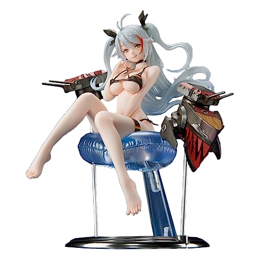 RZAHUAHU Azur Lane Prinz Eugen Figur PVC 1/7 Anime Skala Spielcharaktere Modelle 21CM Geschenk (Prinz Eugen) von RZAHUAHU